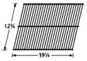 Music City Metals 52601 Porcelain Steel Wire Cooking Grid Replacement for Select Gas Grill Models by Charmglow, Sunbeam and Others