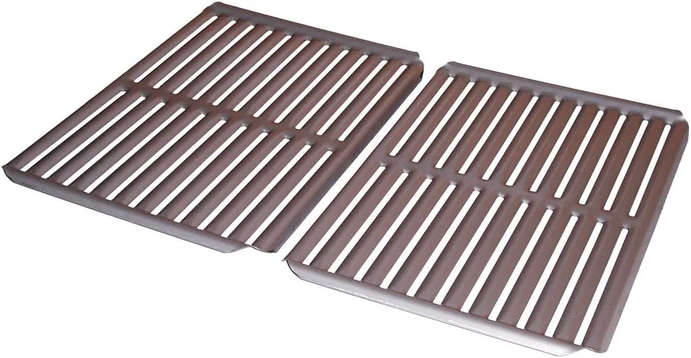 Music City Metals 532S2 Stamped Stainless Steel Cooking Grid Replacement for Select Ducane Gas Grill Models, Set of 2