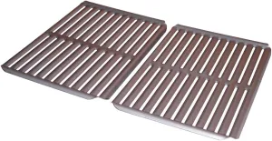 Music City Metals 532S2 Stamped Stainless Steel Cooking Grid Replacement for Select Ducane Gas Grill Models, Set of 2