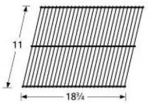 Music City Metals 92701 Steel Wire Rock Grate Replacement for Select Charmglow and Sunbeam Gas Grill Models