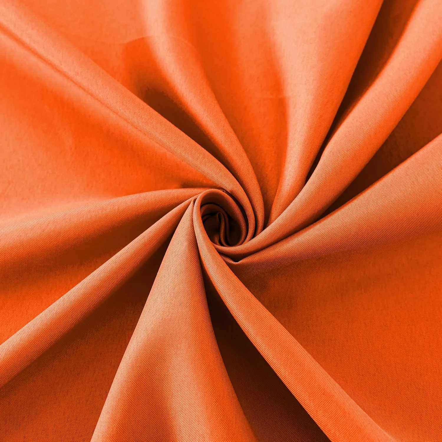 MYSKY HOME 2 Pack Orange Tablecloth 60x84 Inch Rectangle Table Cloth for 4 Feet Table- Wrinkle Resistant Washable Polyester Table Cover for Dining Party and Camping