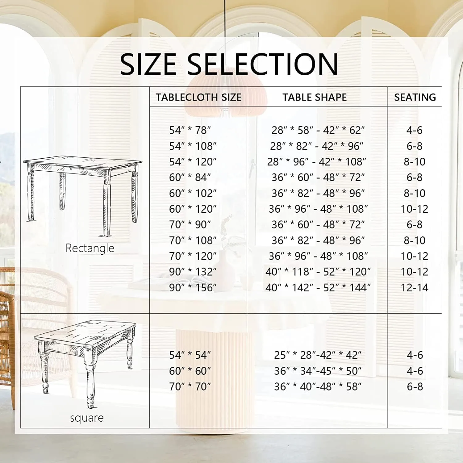 MYSKY HOME 2 Pack Orange Tablecloth 60x84 Inch Rectangle Table Cloth for 4 Feet Table- Wrinkle Resistant Washable Polyester Table Cover for Dining Party and Camping