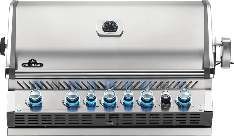 Napoleon Bbq BIPRO665RBPSS3 Built-In Prestige Pro 665 Rb With Infrared Rear Burner , Stainless Steel , Propane