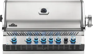 Napoleon Bbq BIPRO665RBPSS3 Built-In Prestige Pro 665 Rb With Infrared Rear Burner , Stainless Steel , Propane
