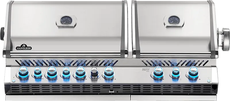 Napoleon Bbq BIPRO825RBIPSS3 Built-In Prestige Pro 825 Rbi Infrared Bottom & Rear Burners , Stainless Steel , Propane
