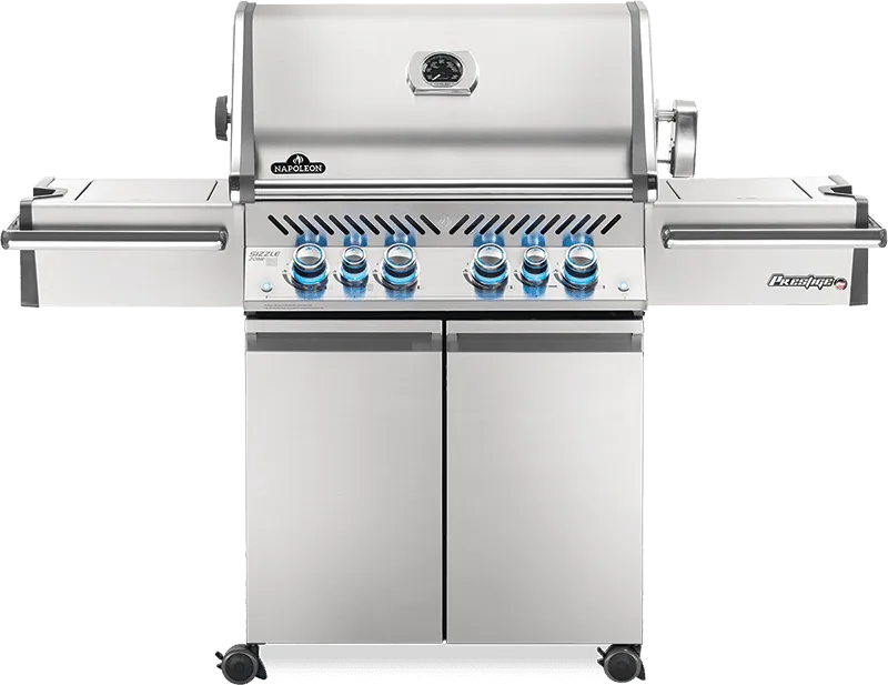 Napoleon Bbq PRO500RSIBPSS3 Prestige Pro 500 Rsib With Infrared Side And Rear Burners , Stainless Steel , Propane