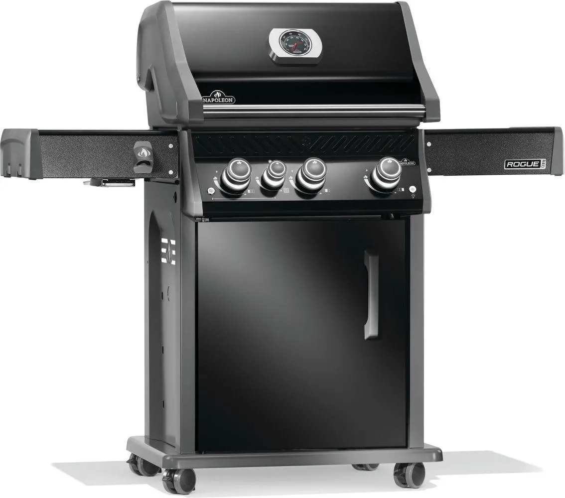 Napoleon Bbq RP425SIBPK2 Rogue Pro 425 Sib With Infrared Side Burner , Propane, Black