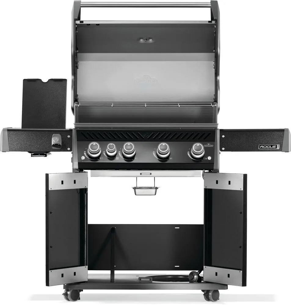 Napoleon Bbq RP525SIBNK2 Rogue Pro 525 Sib With Infrared Side Burner , Natural Gas, Black
