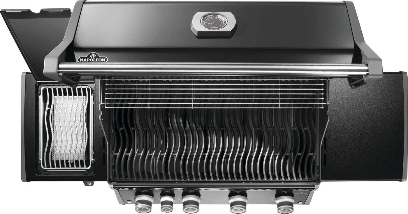 Napoleon Bbq RP525SIBNK2 Rogue Pro 525 Sib With Infrared Side Burner , Natural Gas, Black