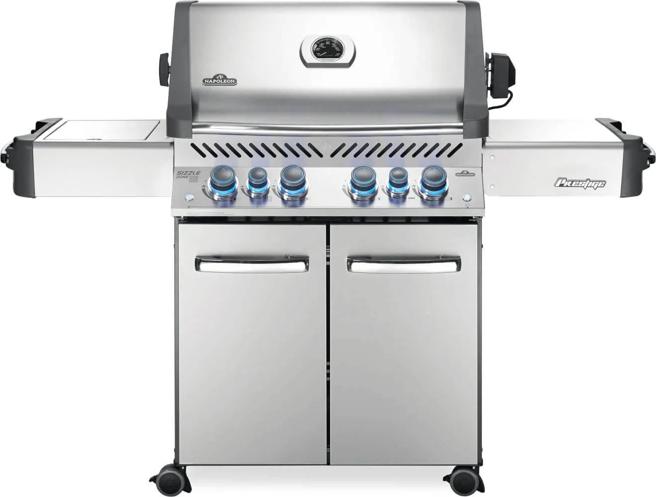 Napoleon Legacy Prestige 500 4-Burner Grill w/ Rotisserie & Side Burner - P500RSIBPSS-3