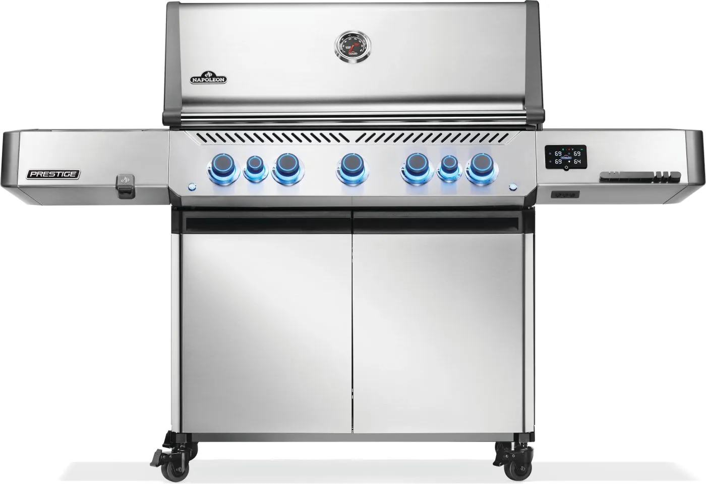 Napoleon Prestige 665 5-Burner Grill w/ Rotisserie & Side Burner - P665VRSIBPSS