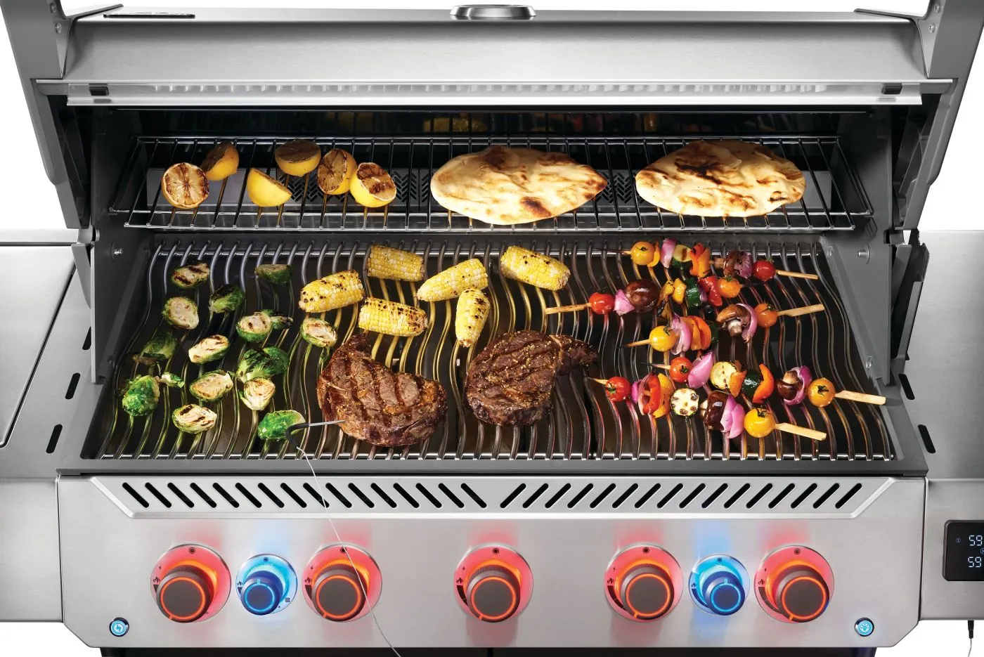 Napoleon Prestige 665 5-Burner Grill w/ Rotisserie & Side Burner - P665VRSIBPSS