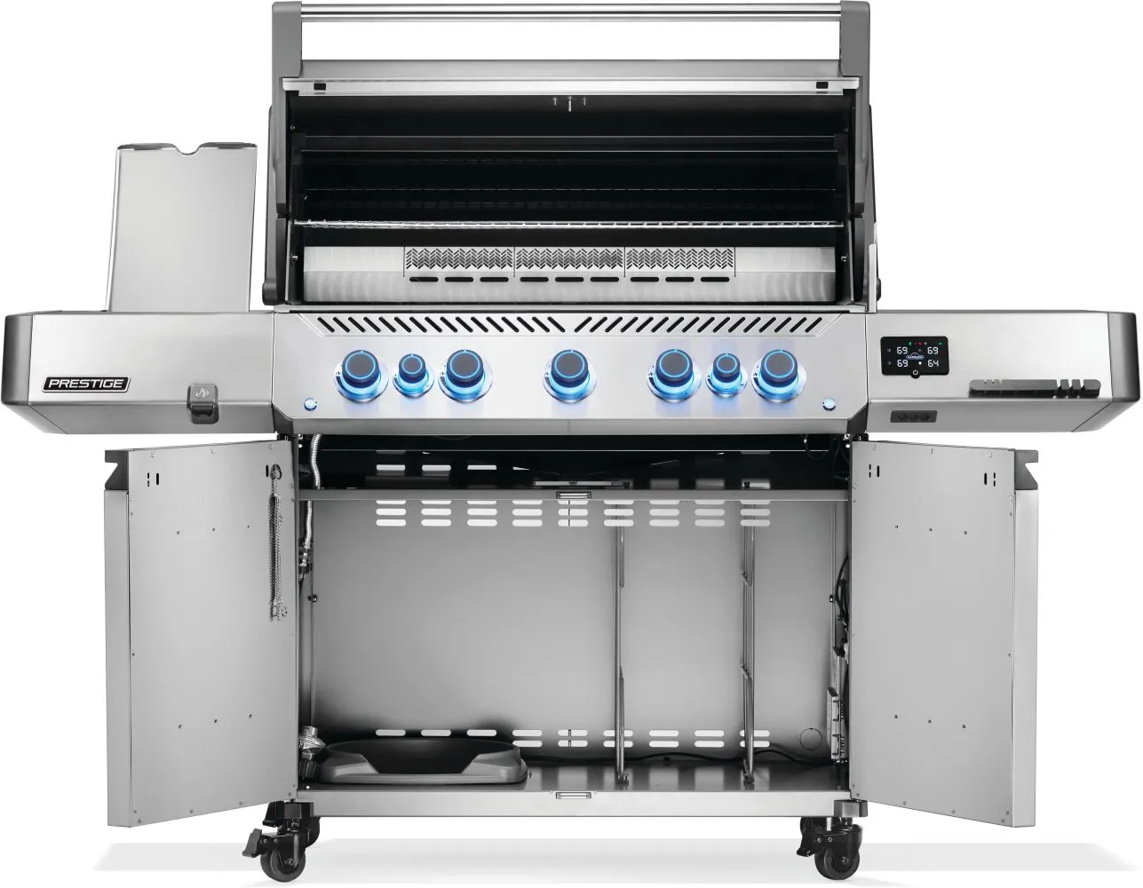 Napoleon Prestige 665 5-Burner Grill w/ Rotisserie & Side Burner - P665VRSIBPSS