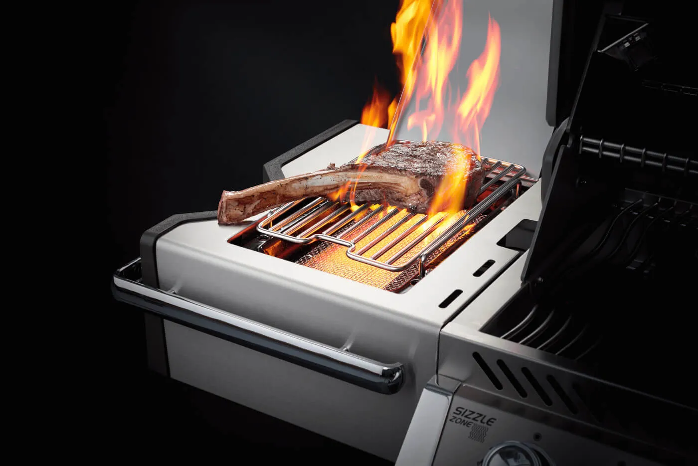 Napoleon Prestige PRO 500 4-Burner Grill w/ Rotisserie & Side Burner - PRO500RSIBPSS-3