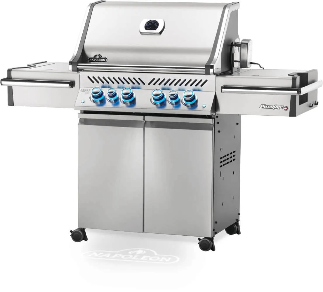 Napoleon Prestige PRO 500 4-Burner Grill w/ Rotisserie & Side Burner - PRO500RSIBPSS-3
