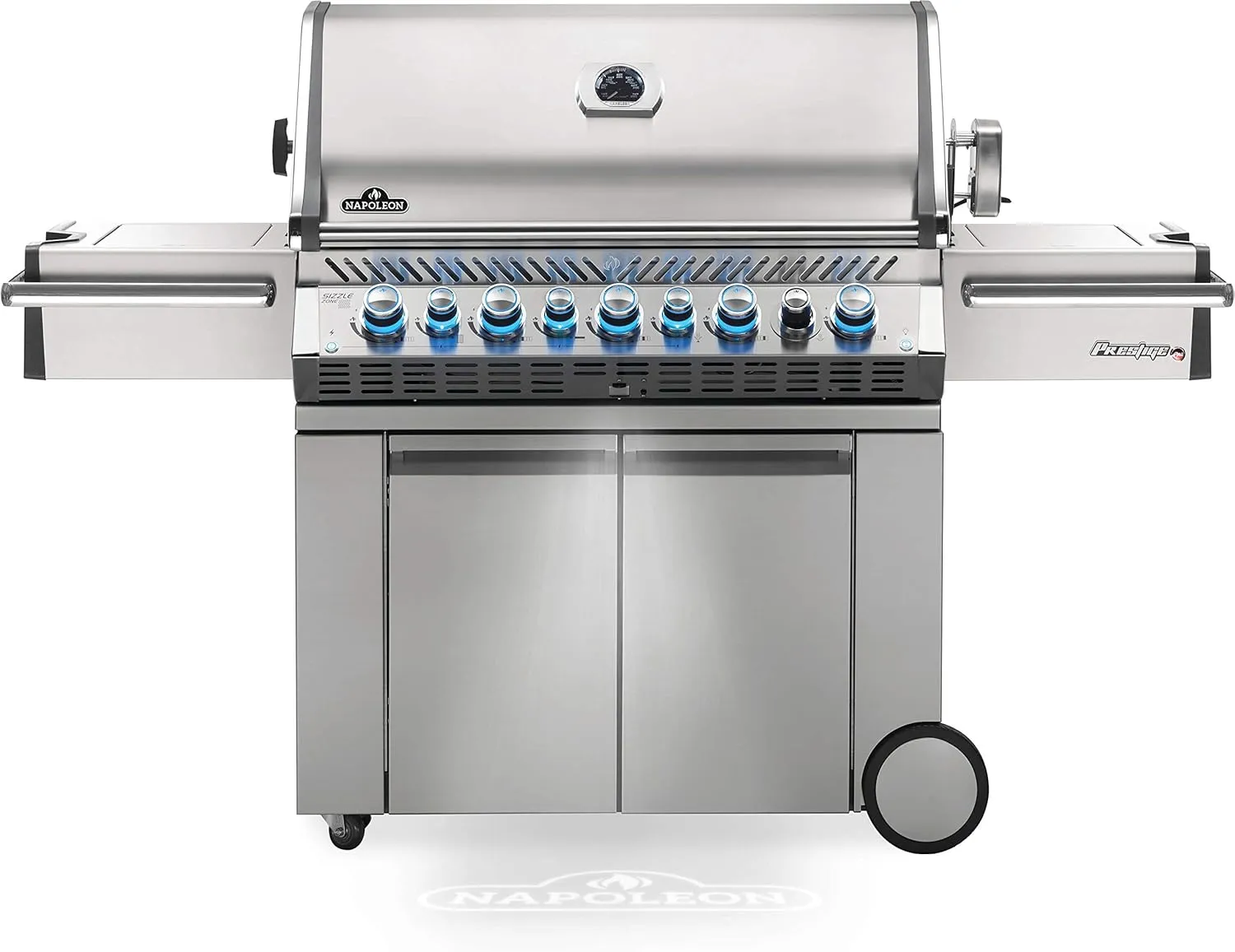 Napoleon PRO665RSIBPSS-3 Prestige PRO 665 RSIB Propane Gas Grill, sq.in.   Infrared Side and Rear Burners, Stainless Steel