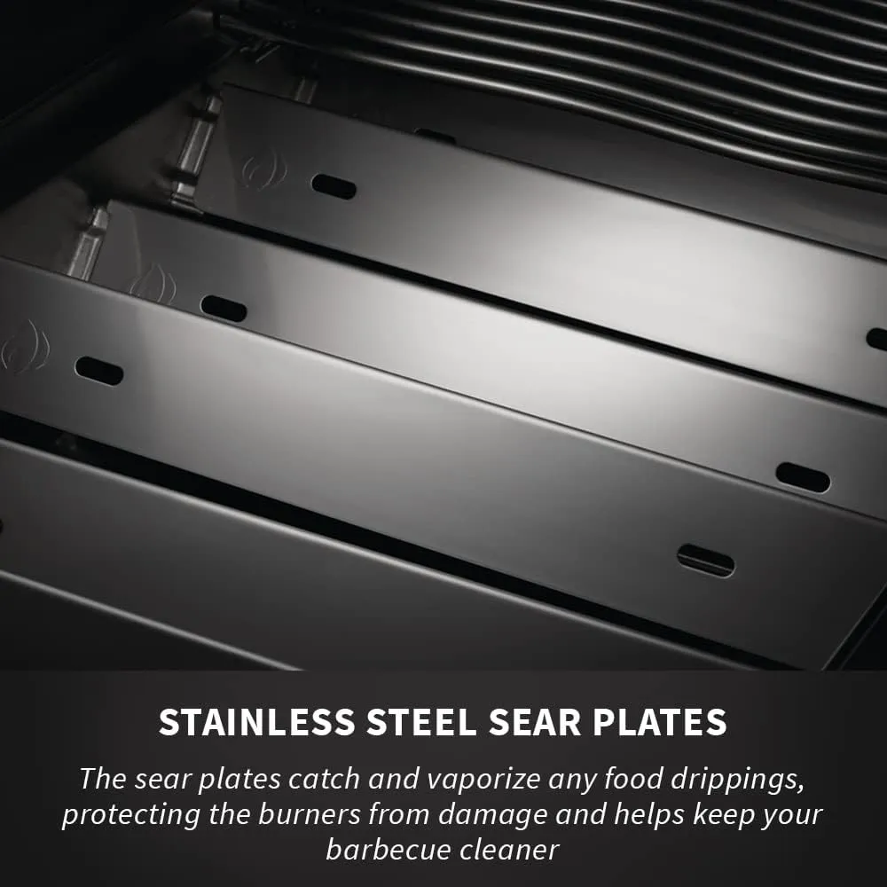 Napoleon PRO665RSIBPSS-3 Prestige PRO 665 RSIB Propane Gas Grill, sq.in.   Infrared Side and Rear Burners, Stainless Steel