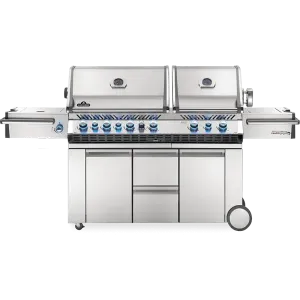 Napoleon PRO825RSBIPSS-3 Prestige PRO 825 RSIB BBQ with Side Burner, Infrared Rear & Bottom Burners