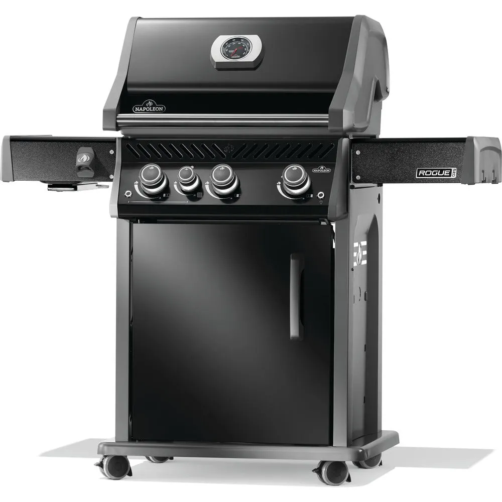 Napoleon Rogue® PRO 425 Propane Gas Grill with Infrared Side Burner - Black
