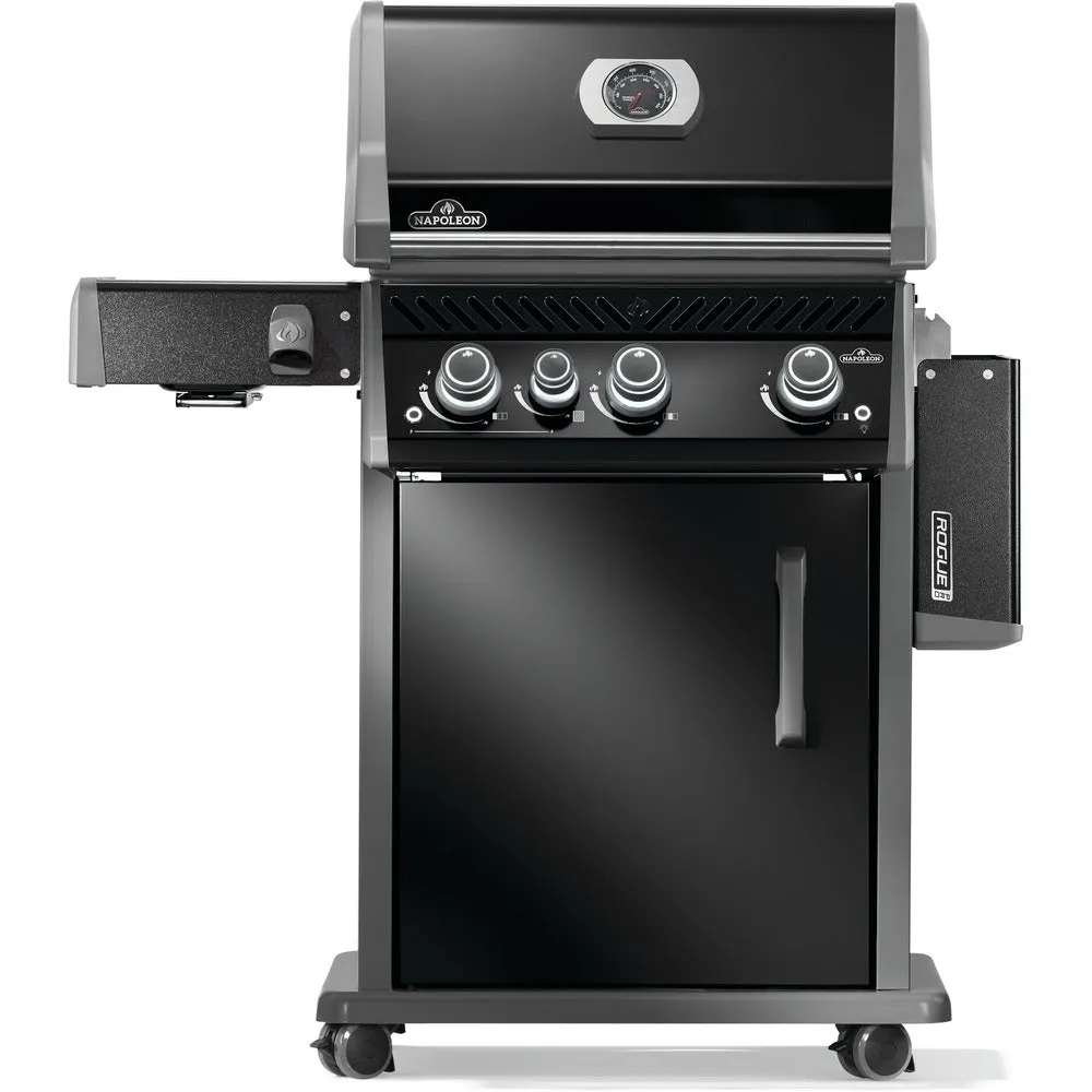 Napoleon Rogue® PRO 425 Propane Gas Grill with Infrared Side Burner - Black