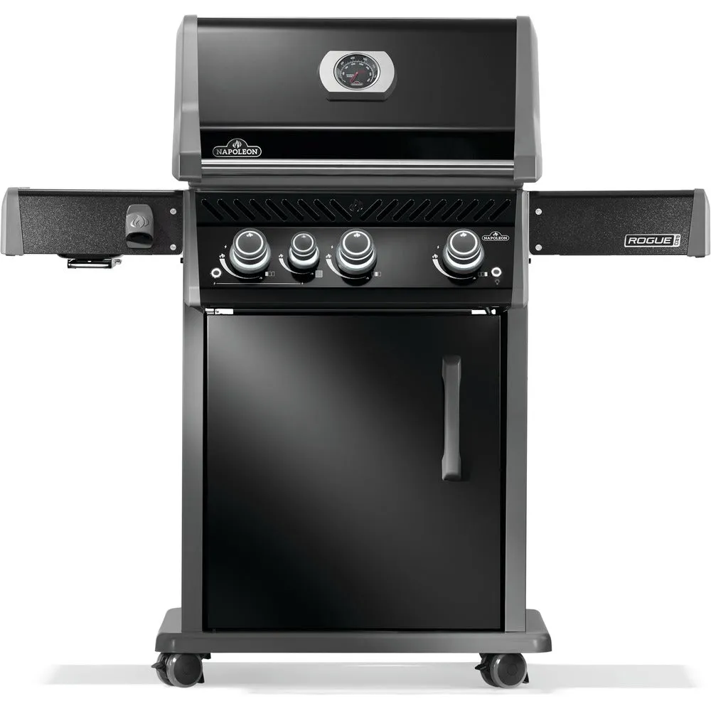 Napoleon Rogue® PRO 425 Propane Gas Grill with Infrared Side Burner - Black