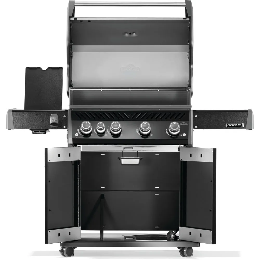 Napoleon Rogue® PRO 525 Propane Gas Grill with Infrared Side Burner - Black