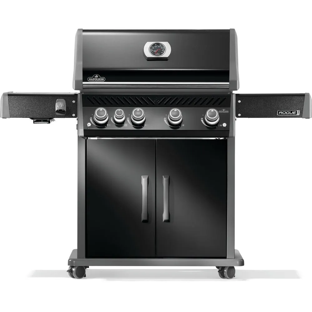 Napoleon Rogue® PRO 525 Propane Gas Grill with Infrared Side Burner - Black