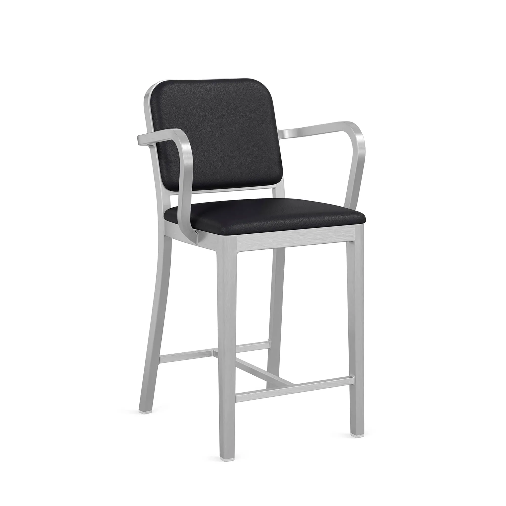 Navy® Officer Stool with arms by Jasper Morrison