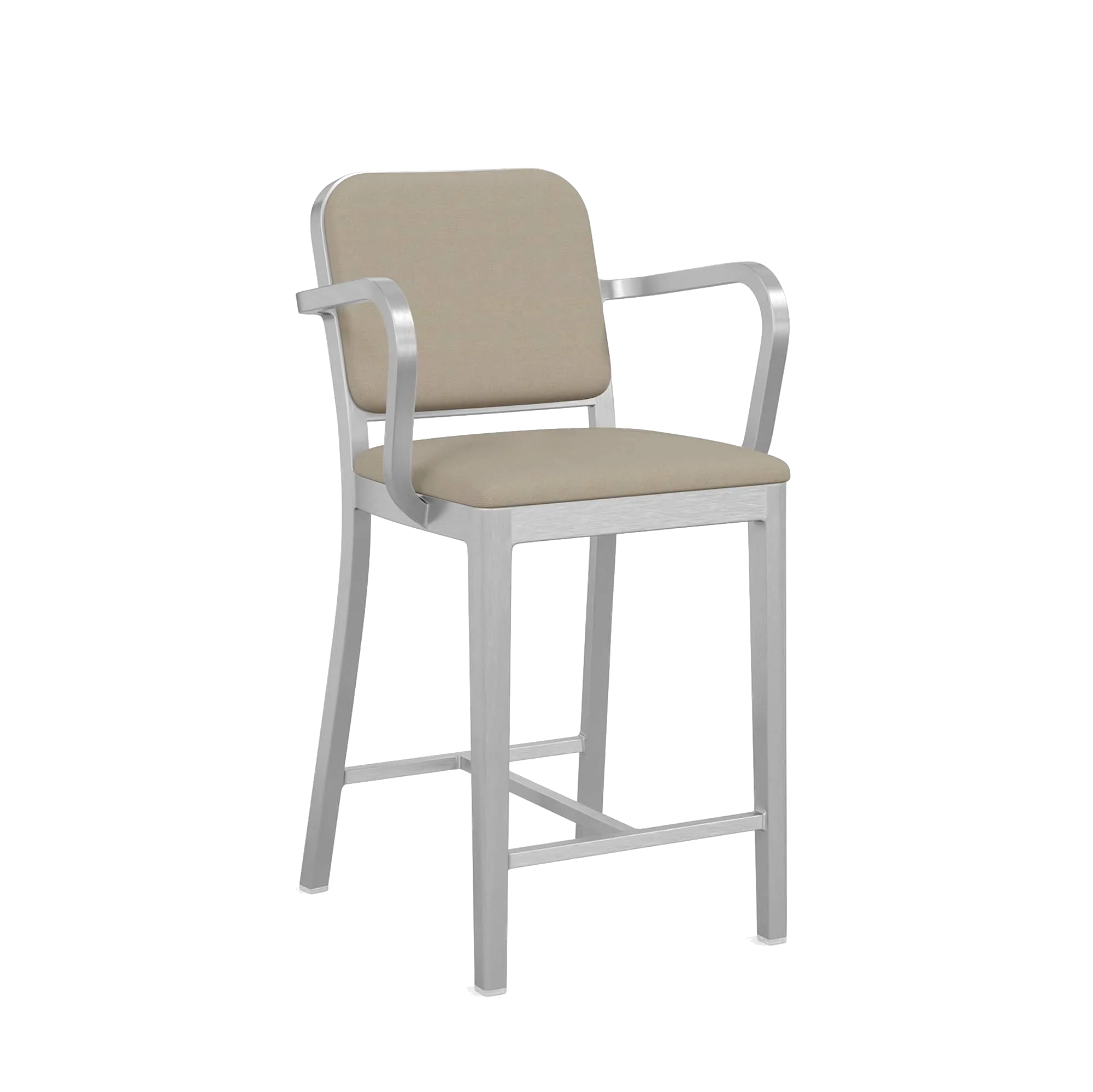 Navy® Officer Stool with arms by Jasper Morrison