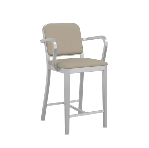 Navy® Officer Stool with arms by Jasper Morrison