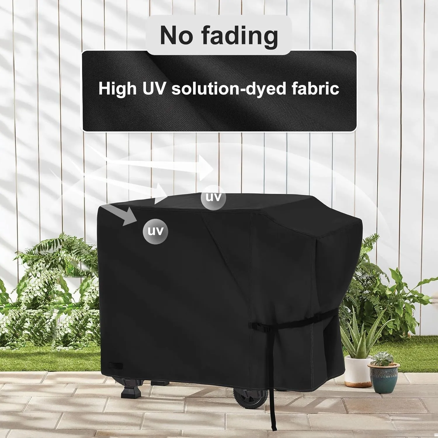 NettyPro Griddle Cover for Blackstone 28" Griddle with Single Shelf, Waterproof Heavy Duty 2 Burner Flat Top Gas Grill Cover for Blackstone 28" Griddle Station Camping, Black