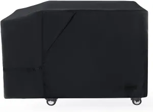 NettyPro Griddle Cover for Blackstone 28" Griddle with Single Shelf, Waterproof Heavy Duty 2 Burner Flat Top Gas Grill Cover for Blackstone 28" Griddle Station Camping, Black