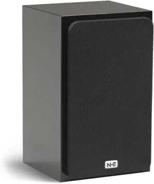 NHT SuperZero 2.1 Premium Home Theater Bookshelf Speaker - Clean, Hi-Res Audio | Sealed Box | Mini-Monitor | Single Unit, Gloss Black