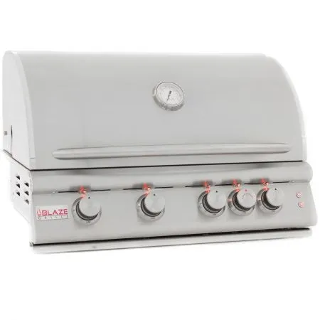 Old Blaze 4 Burner Gas Grill with Lights