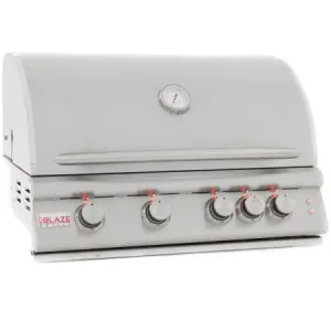 Old Blaze 4 Burner Gas Grill with Lights