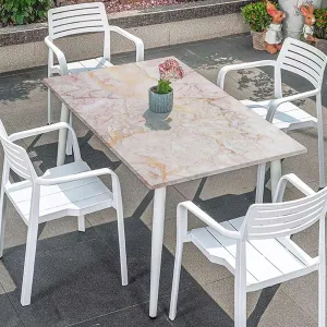 Orange Brown Elastic Edge Fitted Table Cloth, Marble Mine Pattern Design Elastic Edged Picnic Table Covers ?for Camping, Dining, Outdoor, Park, Patio Abstract Fits up 4 Foot Tables