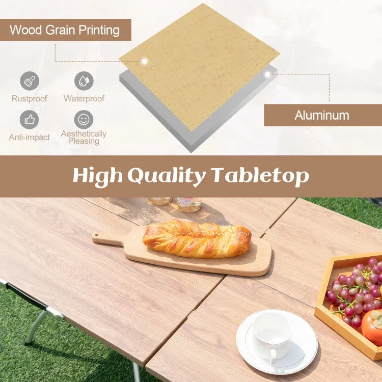 Outdoor Folding Camping Table Set of 2 - Suitable for Camping and Hiking