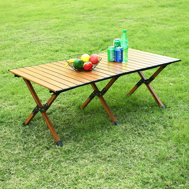Outdoor Portable Camping Folding Table - Picnic Lightweight Roll Up Table