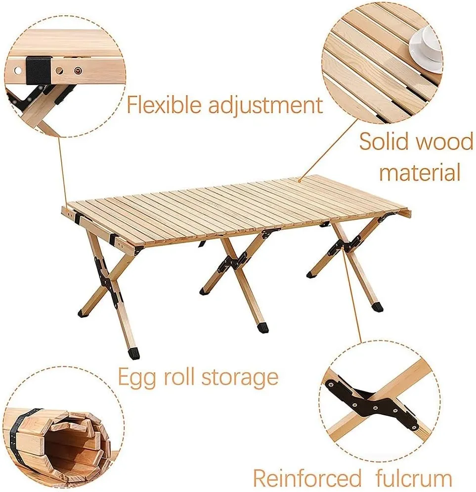 Outdoor Table Camping Self-Driving Car Folding Table Camping Barbecue Self Driving Picnic Table
