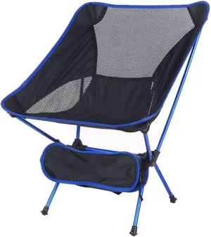 Outdoors Folding Chairs, Waterproof Leisure Sports Hiking Picnic Camping Lazy Recliner Portable Fishing Chairs, Balcony Indoor Contractible Stool Sports Backpack Folding Chair (Color : B)