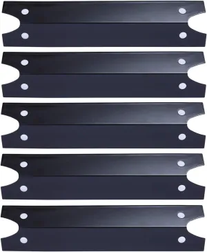 P9731A (5-Pack) 16 3/4" Porcelain Steel Heat Plate Replacement for Select Brinkmann, Charmglow Gas Grill Models (5-Pack)