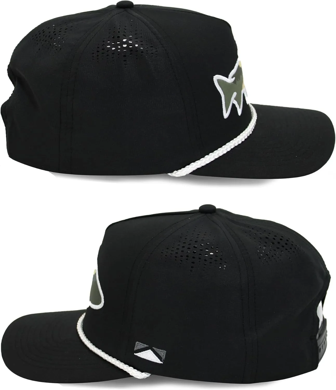 Paramount Outdoors Sunset Trout Fishing Hat Mountain Fish Silhouette Performance Outdoor Hat with Comfort Snapback
