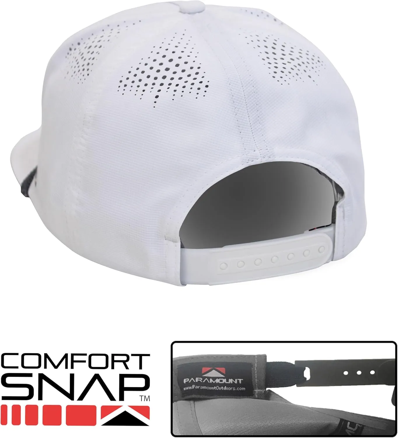 Paramount Outdoors Sunset Trout Fishing Hat Mountain Fish Silhouette Performance Outdoor Hat with Comfort Snapback