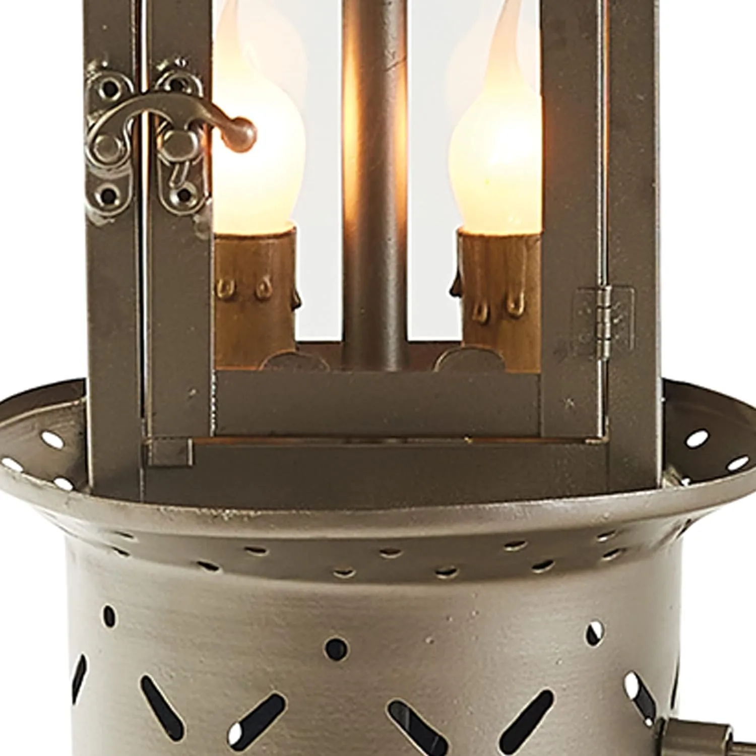 Park Designs Green Camp Lantern Lamp with Shade