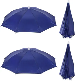 PATIKIL Fishing Umbrella Hat, Elastic Folding Sun Rain Cap Head Umbrella Hands Free for Outdoor Fishing Camping