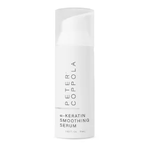Peter Coppola a-Keratin Smoothing Serum - Lightweight Serum Adds Shine & Moisture To Frizzy And Damaged Hair - Hair Repair Serum With Argan Oil Conditions & Hydrates Frizz & Split Ends 1.69 oz