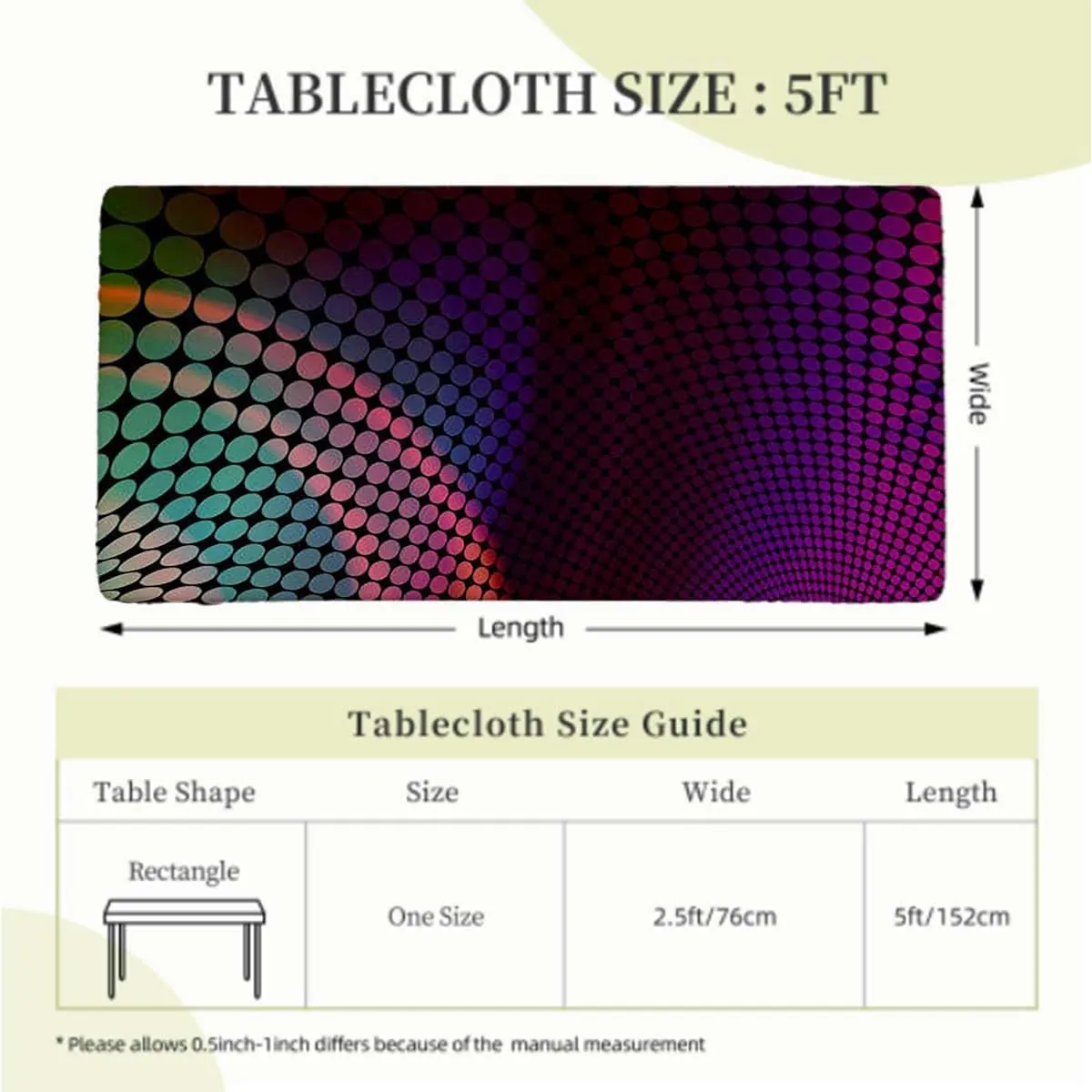 Pink Blue Fitted Tablecloth Gradient Little Geometric Fractal Triangle for Indoor 0utdoor Dinning Patio Table Abstract Fits up 5 Foot Tables