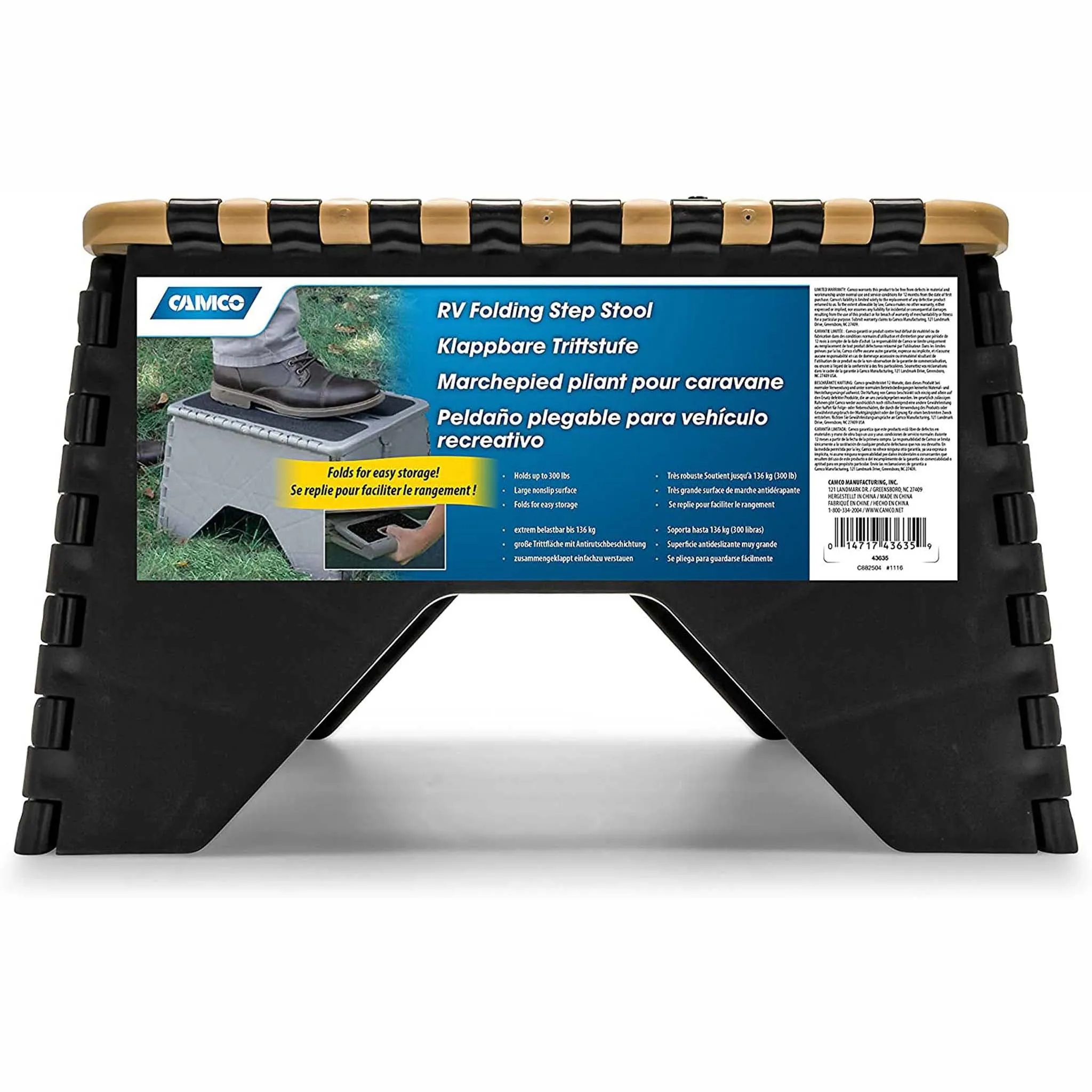 Plastic Folding Step Stool - 43637