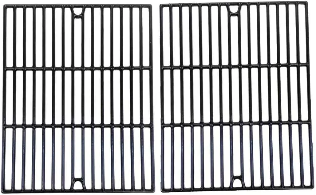 Porcelain Cast Iron Replacement Cooking Grid for Ducane 3073101, Affinity 3100, 31421001, Affinity 3300, Affinity 3400, Grill Chef and Uniflame Gas Grill Models, Set of 2
