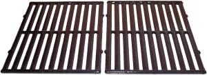 Porcelain Coated Cast Iron Rectangular Cooking Grid Set for Vermont Castings, ProChef, Ellipse and Kenmore Grills